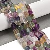 Natural Colorful Fluorite Beads Strands G-P497-01E-10-2