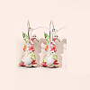 Easter Wood Dangle Earrings FS-WG30599-11-1