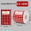 200Pcs Christmas Theme Paper Self-Adhesive Stickers DIY-M070-02C-1