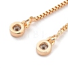 Rack Plating Brass Box Chain Link Bracelet Making KK-A183-03G-5