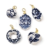 Handmade Porcelain Pendants PALLOY-JF06044-1