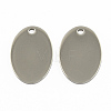 304 Stainless Steel Stamping Blank Tag Pendants STAS-S028-02-1