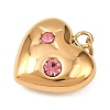 304 Stainless Steel Pendants STAS-H244-06G-02-2