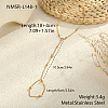 304 Stainless Steel Pave Clear Cubic Zirconia Link Ring Bracelets for Women WG49D75-01-1