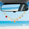 Aluminum Pendant Decorations HJEW-BM00065-8