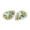Transparent Epoxy Resin Pendants RESI-T059-20C-2