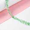 Transparent Glass Beads Strand X1-GLAA-F112-04G-2