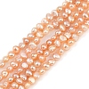 Natural Cultured Freshwater Pearl Beads Strands PEAR-P064-19B-05C-2