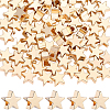 100Pcs Brass Beads KK-BBC0029-16-1