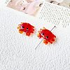 Red Handmade Lampwork Beads PW-WG19368-01-1