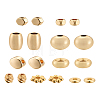 Craftdady 90Pcs 9 Style Brass Spacer Beads KK-CD0001-16G-20