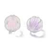 Frosted Transparent Acrylic Beads OACR-A032-15B-2