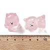 Luminous Resin Cute Little Dog Ornaments RESI-R459-02C-5