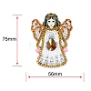 Angel DIY Diamond Painting Keychain Kits PW-WGE336E-01-3