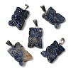 Natural & Synthetic Mixed Gemstone Pendants G-B127-09P-4