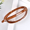 Oval Resin Hair Barrettes PHAR-H001-03C-1