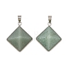 Natural Green Aventurine Pendants G-H359-03P-05-1