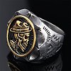 Halloween 304 Stainless Steel Finger Rings for Men FS-WG33C94-09-2