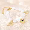 Ocean Brass Enamel Charm Bracelets for Women KK-CBA68DA-15C-G-3