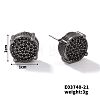 Chic Brass Cubic Zirconia Stud Earrings ZD1304-13-1