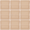 Square PU Leather Jewelry Flip Pouches with Random Color Lining PAAG-CL0001-02B-1