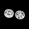 Transparent Acrylic European Beads MACR-K365-02B-06-2