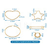 201 Stainless Steel Hoop Earrings Sets EJEW-PJ0001-02-22