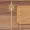 Alloy Hair Comb Findings PW-WG54776-04-1