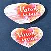 Coated Paper Thank You Greeting Card DIY-FS0007-76D-7