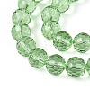 Transparent Glass Bead Strands GLAA-R095-10mm-28-3