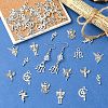 45Pcs 9 Styles Tibetan Style Alloy Pendants FIND-YW0012-17-4