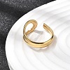 5Pcs 304 Stainless Steel Open Cuff Rings for Women RJEW-K313-04G-5