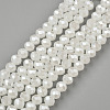 Electroplate Glass Beads Strands X-EGLA-A034-J8mm-A01-1