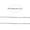 Handmade 304 Stainless Steel Bar Link Chains CHS-G025-10P-2