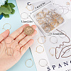 100Pcs 2 Styles 316 Surgical Stainless Steel Wine Glass Charms Rings UNKW-BBC0001-98-3