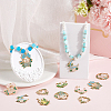20Pcs 10 Styles Alloy Enamel Pendants FIND-SC0012-31-4