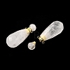 Natural Mixed Stone Perfume Bottle Pendants G-L623-06G-3