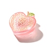 Electroplate UV Plating Opaque Fruit Resin Cabochons CRES-U004-03E-2