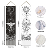 Moon & Sun Pattern Polyester Decorative Wall Tapestrys AJEW-WH0399-021-3