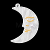 Opaque Acrylic Pendants SACR-F017-01A-1