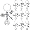 20Pcs Alloy Keychains KEYC-SC00028-1