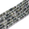 Natural Green Line Jasper Beads Strands G-H230-12-1