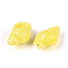Handmade Printed Porcelain Beads PORC-T133-01D-01-2