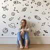 Space Theme PVC Self Adhesive Wall Stickers DIY-WH0377-227-1