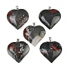 Natural African Bloodstone Pendants GG-K002-04K-1