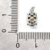 Brass Glass Charms KK-V011-33P-3