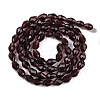 Transparent Imitation Jade Glass Beads Strands GLAA-N005-T8mm-D05-2