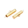 Iron Slide On End Clasp Tubes IFIN-R212-1.6cm-G-2