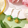 Handmade Glass Seed Beads Pendants Dangle Earrings EJEW-MZ00245-02-4