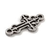 201 Stainless Steel Hollow Connector Charms STAS-S146-06P-2